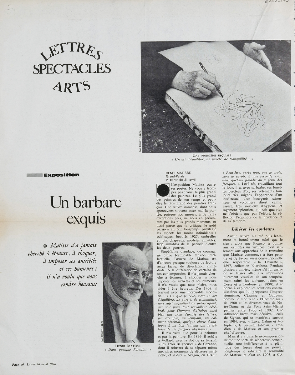 “Un barbare exquis”