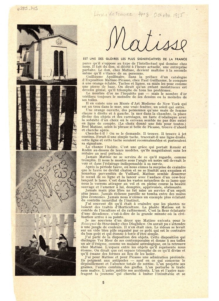“Matisse”