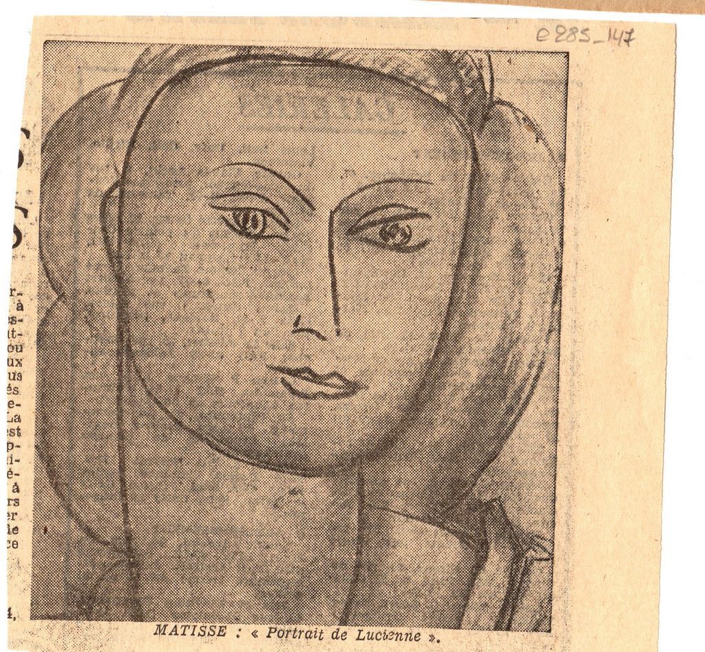 Αναπαραγωγή έργου “Portrait de Lucienne”