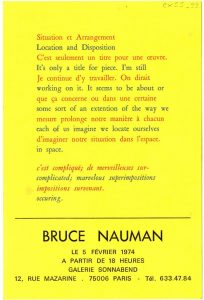 Έκθεση Bruce Nauman
