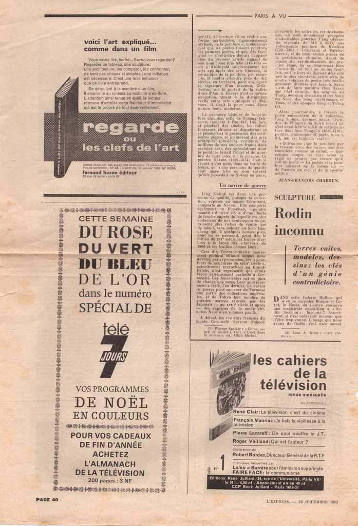 “Rodin l’ inconnu”