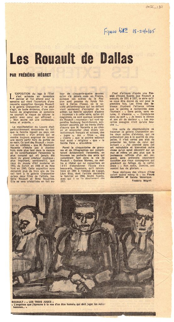 “Les Rouault de Dallas”