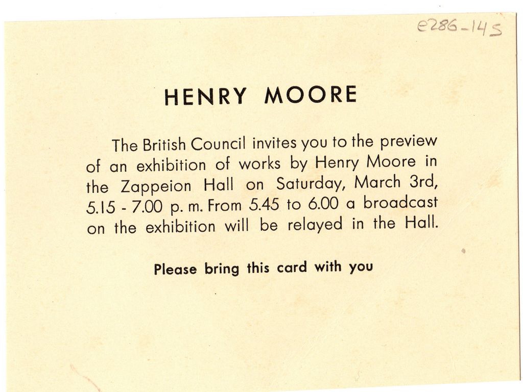 Έκθεση Henri Moore