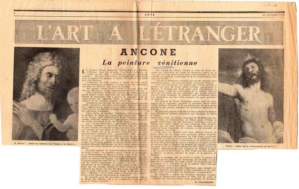 “Ancone. La peinture vénitienne”