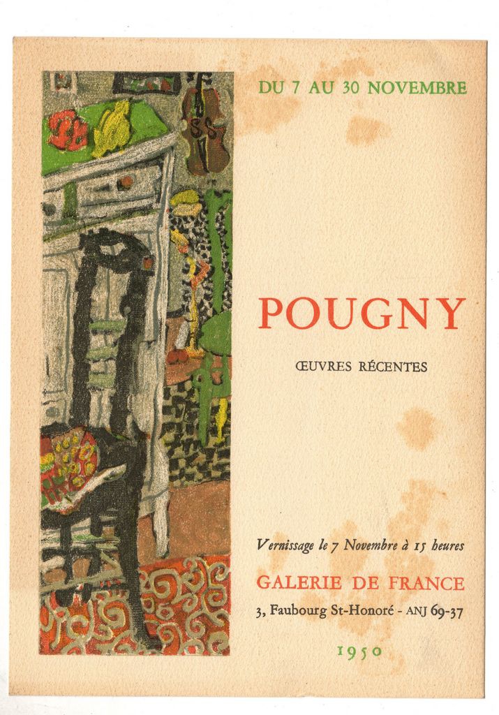Έκθεση “Pougny. Oeuvres récentes”