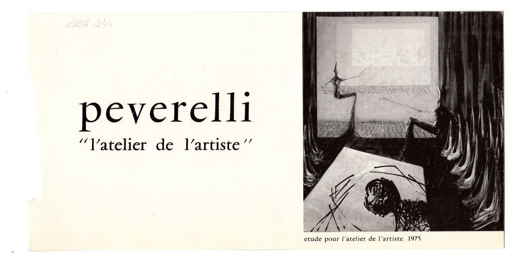 Έκθεση Peverelli “L’ atelier de l’artiste”