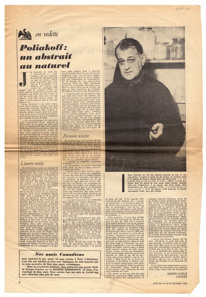 “Poliakoff: un abstrait au naturel”