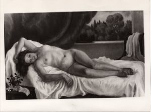 Αναπαραγωγή έργου του Βρ. Τσούχλου “Γυμνό”