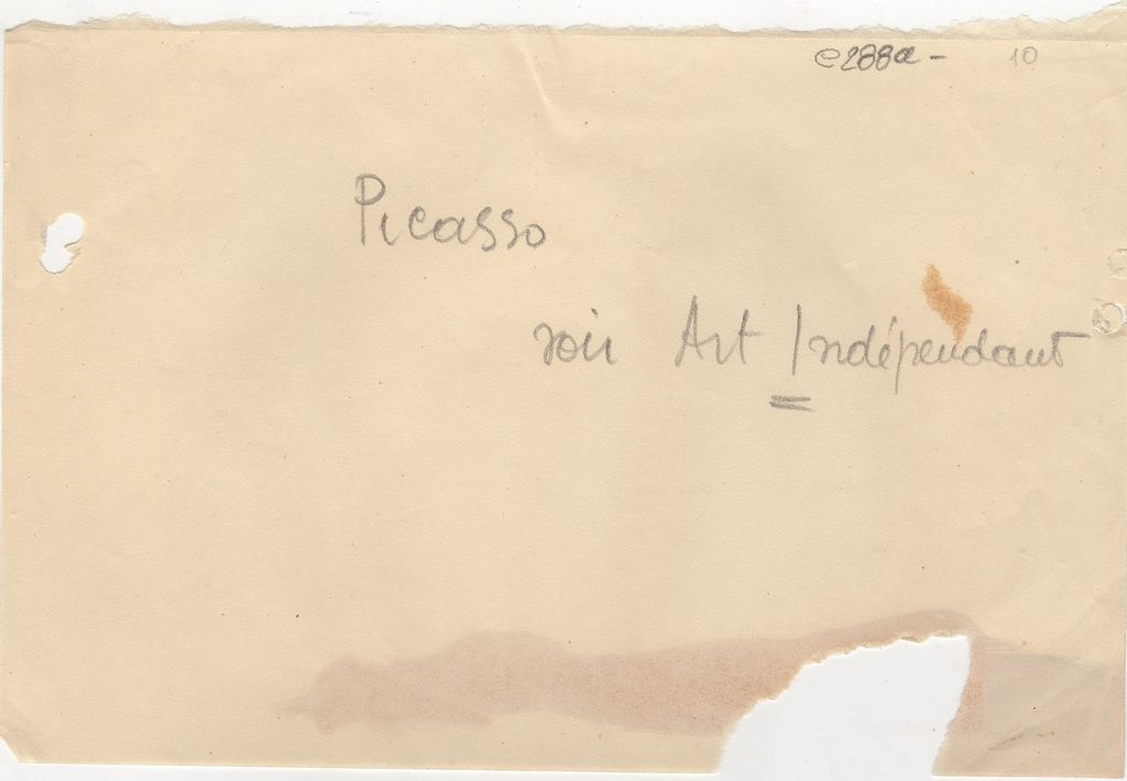 Σημείωση για τον Pablo Picasso