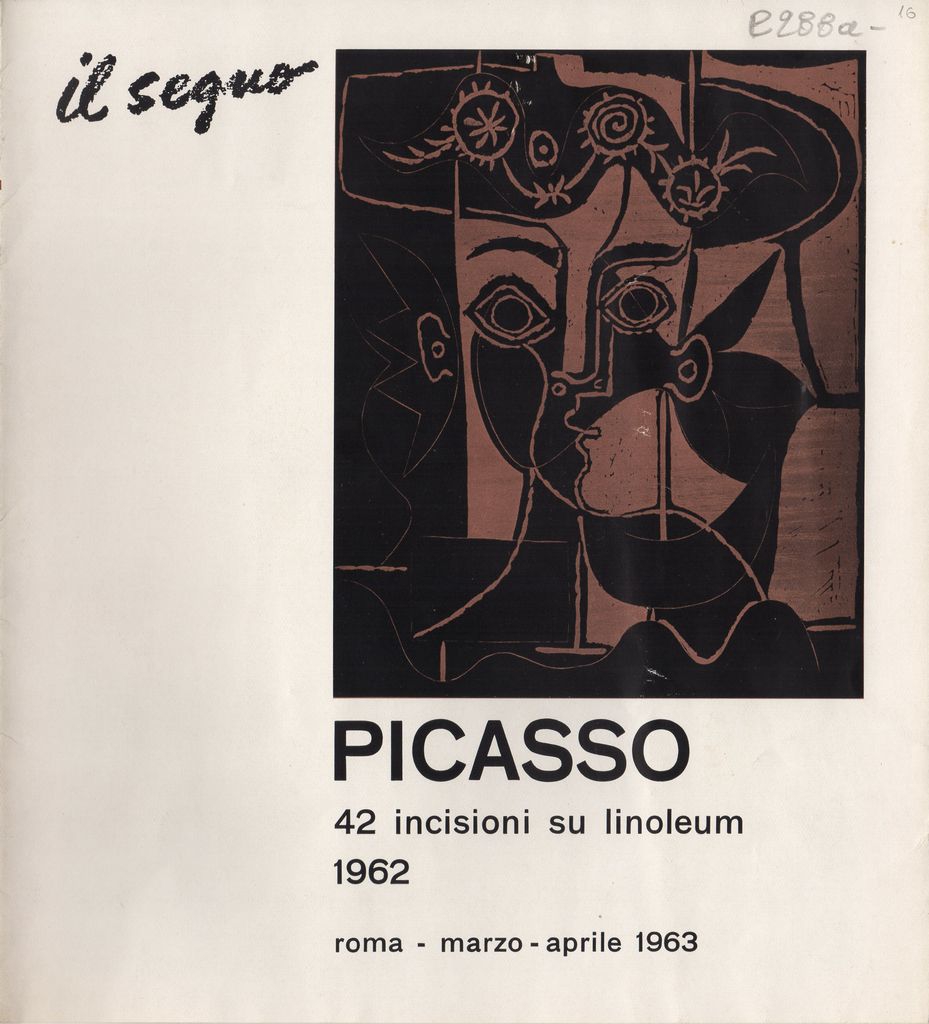 Έκθεση Pablo Picasso “Picasso 42 incisioni su linoleum 1962”