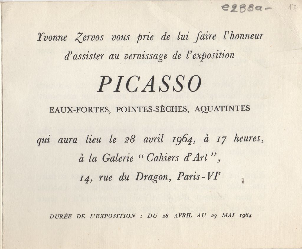 Εκθέσεις Pablo Picasso