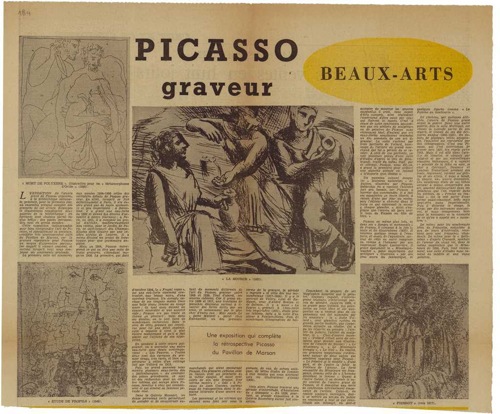 “Picasso graveur”