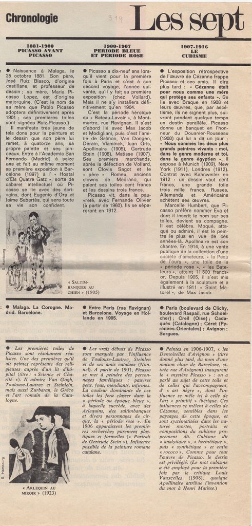 “Les sept vies de Picasso”