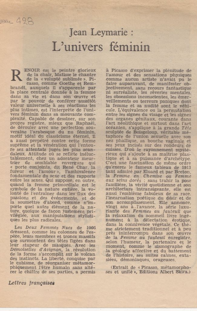 “L’ univers féminin”