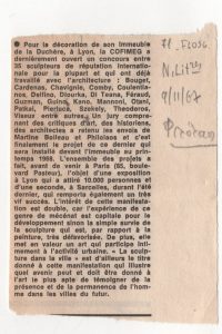 Διεθνής διαγωνισμός γλυπτικής της COFIMEG