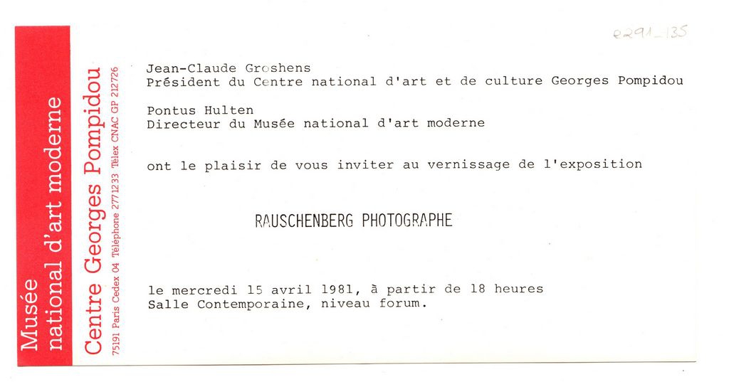 Έκθεση Robert Rauschenberg