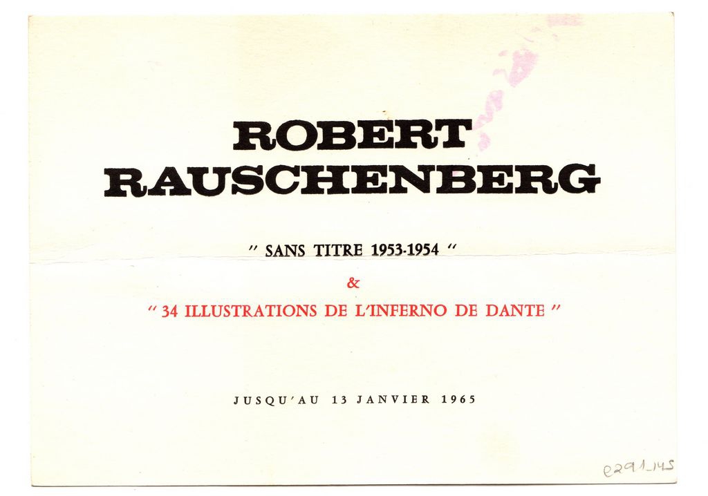 Έκθεση Robert Rauschenberg