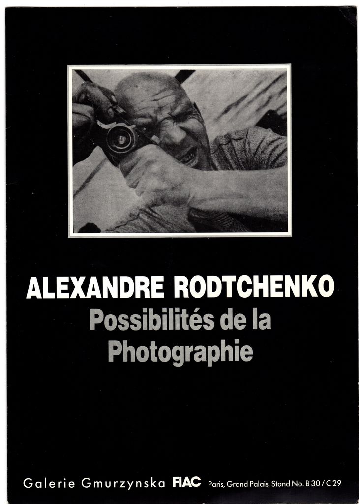 Έκθεση Alexandr Rodchenko “Possibilités de la Photographie”