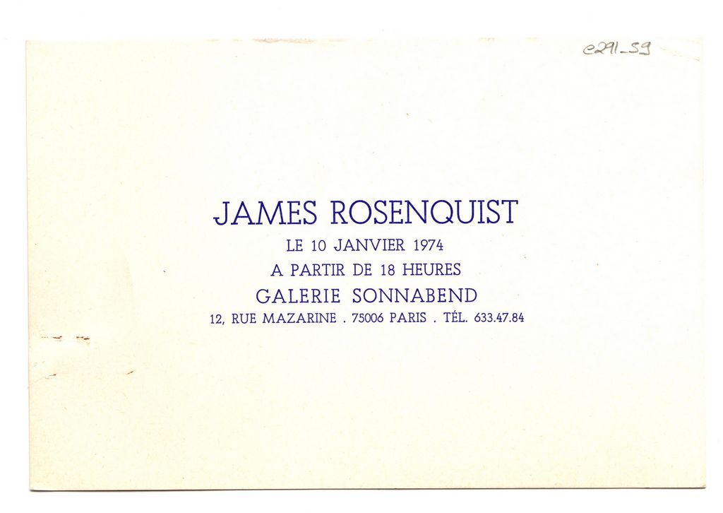 Έκθεση James Rosenquist