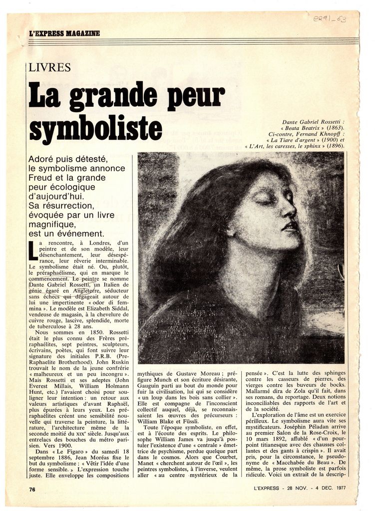 “La grande symboliste”