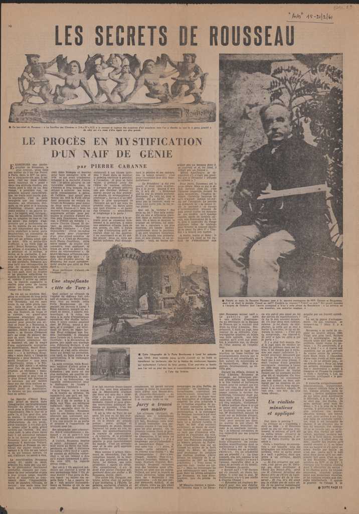 “Les sources de Rousseau révélées”