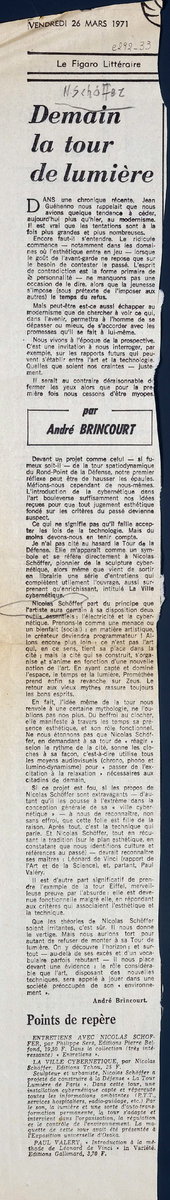“Demain la tour de lumière”