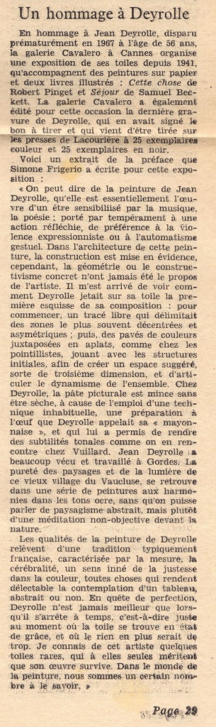 “Un hommage à Deyrolle”