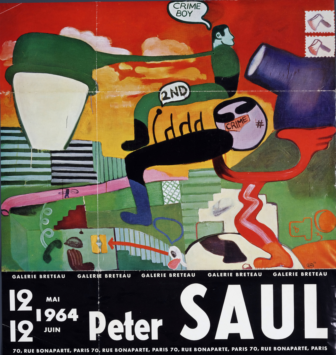 Έκθεση Peter Saul
