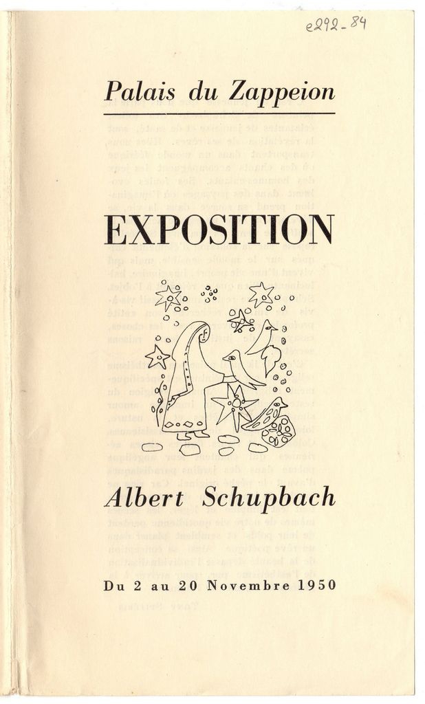 Έκθεση Albert Schüpbach