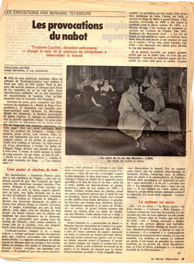 “Les provocations du nabot”