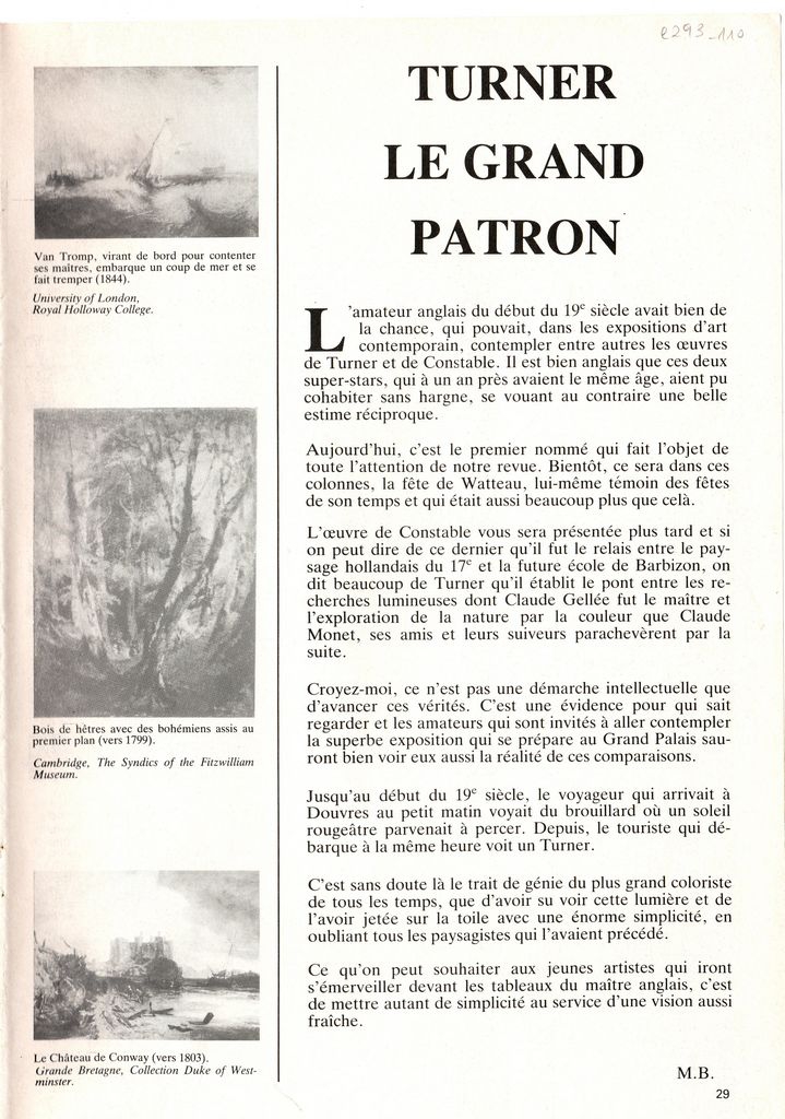 “Turner le grand patron”