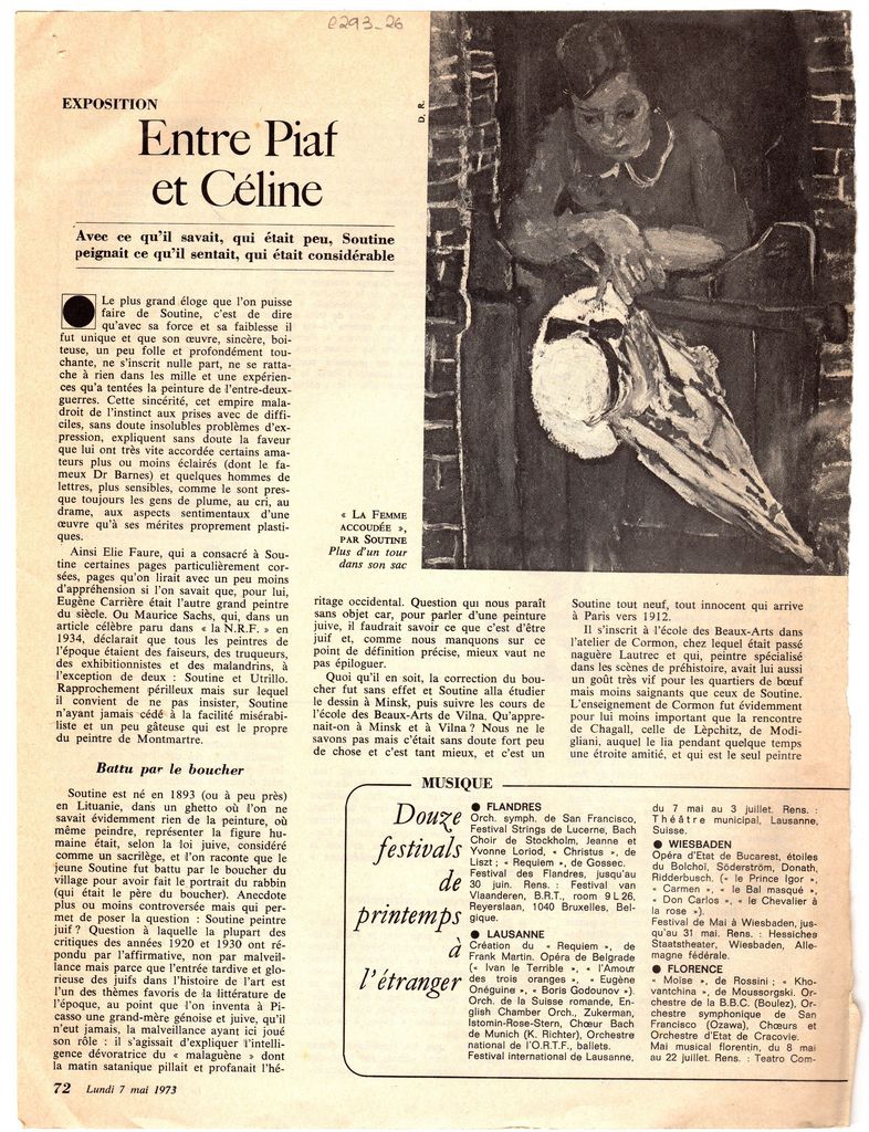 “Entre Piaf et Céline”