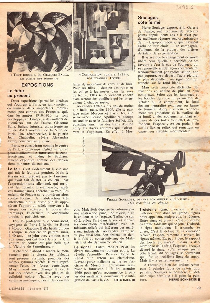 “Le futur au présent”