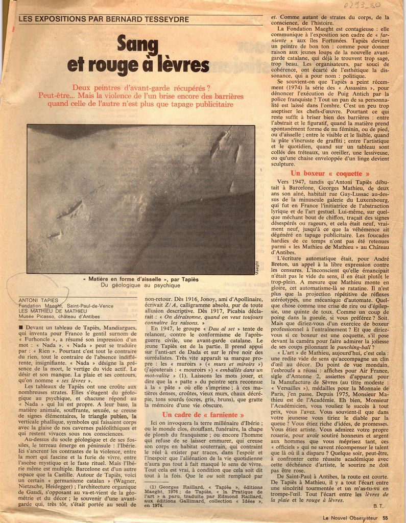 “Sang et rouge à lèvres”