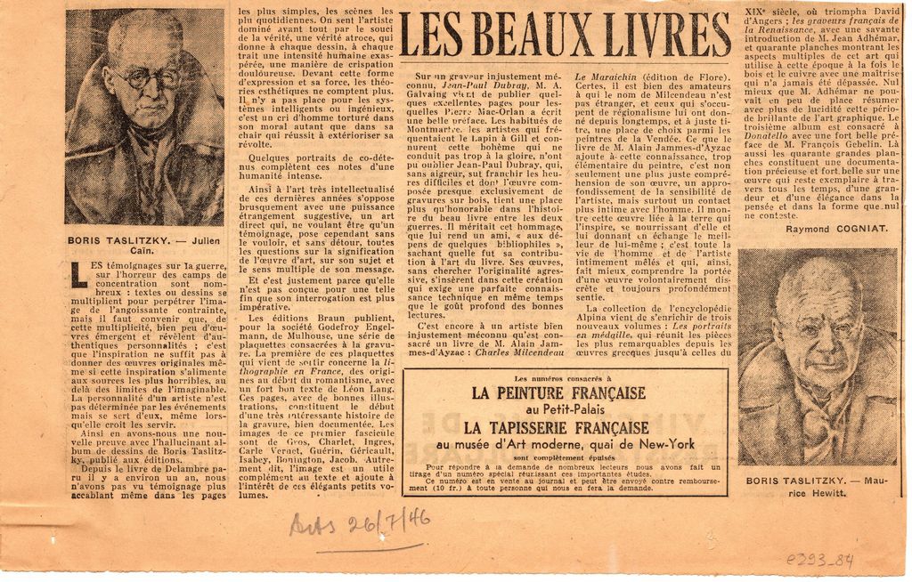 “Les Beaux livres”