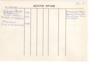 Δελτίο έργων του Ιωάννη Βιτσάρη