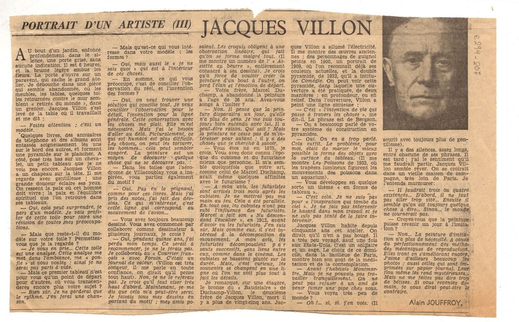 “Jacques Villon”