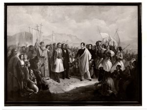 Αναπαραγωγή έργου “Η υποδοχή του Λόρδου Βύρωνα στο Μεσολόγγι”