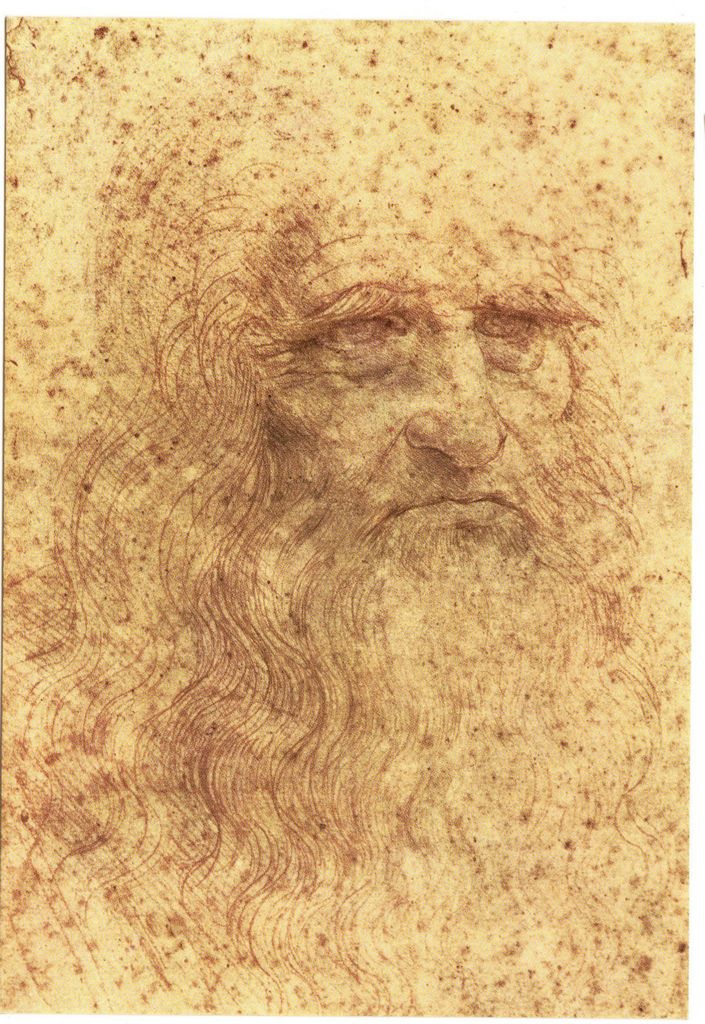 Αναπαραγωγή έργου του Leonardo Da Vinci “Αυτοπροσωπογραφία”