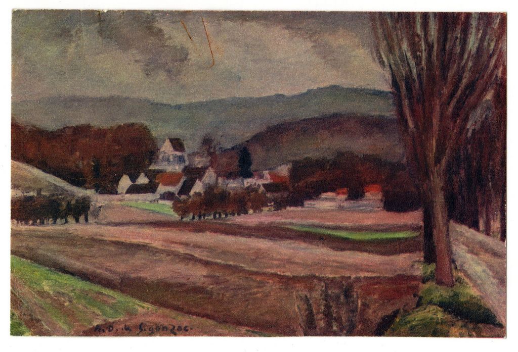 Αναπαραγωγή έργου του A. Dunoyert de Segonzac “Paysage”