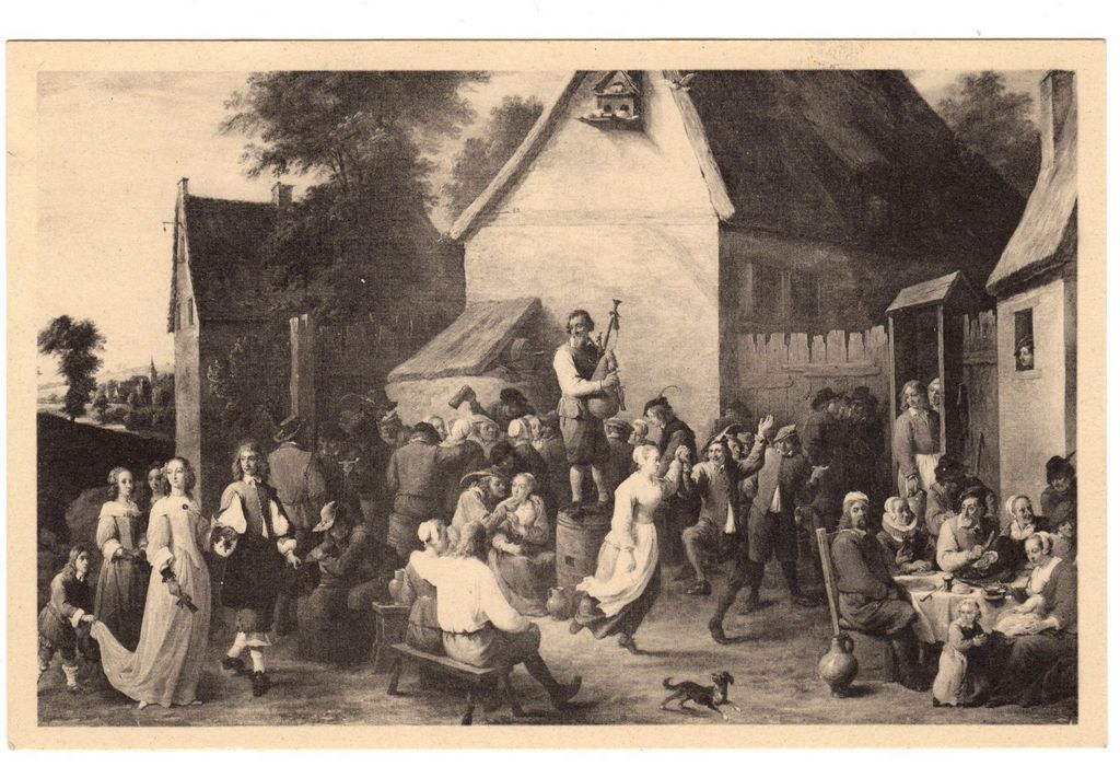 Αναπαραγωγή έργου του Teniers (David) “La Kermesse”