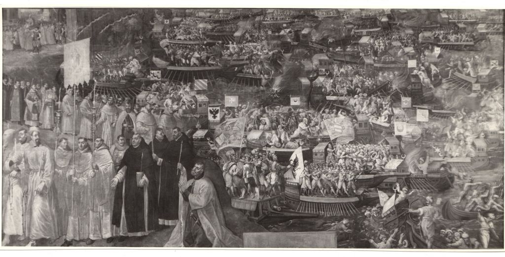 Αναπαραγωγή έργου του T. Dolabella “Battle of Lepanto”