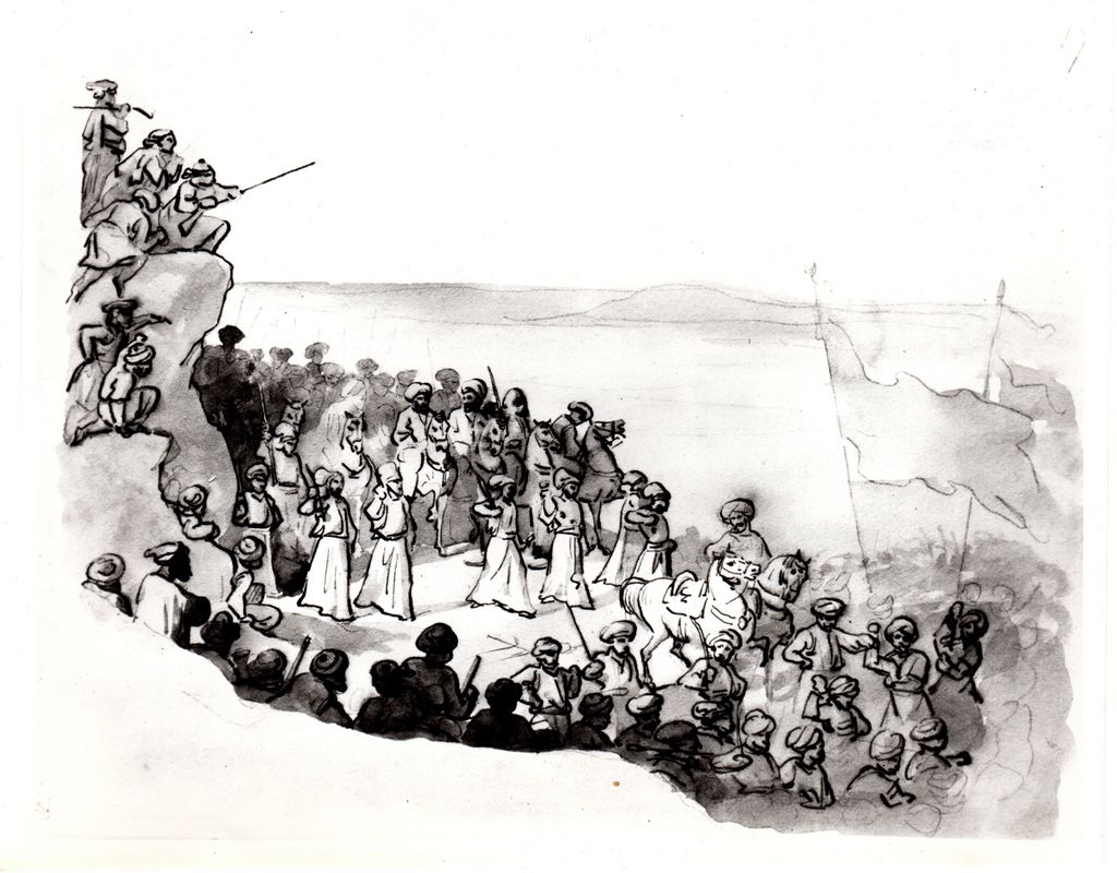 Αναπαραγωγή έργου “Défilé des troupes turques au bord de la mer”