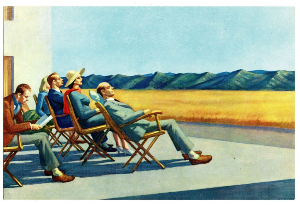 Αναπαραγωγή έργου “People in the sun”