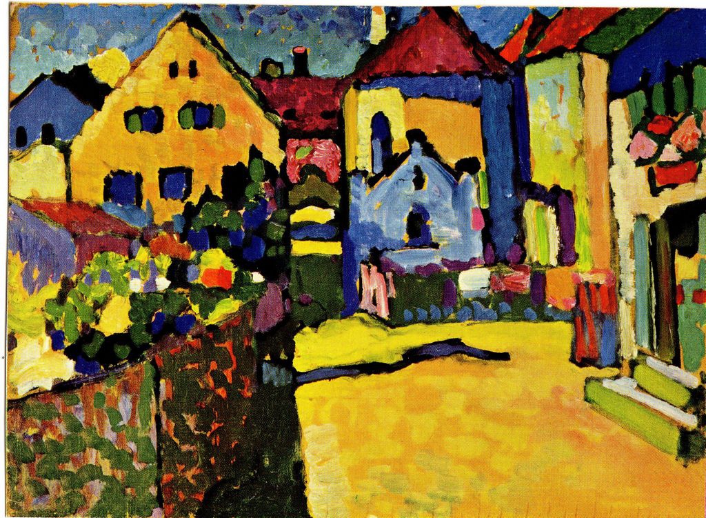 Αναπαραγωγή έργου “Grüngasse in Murnau”