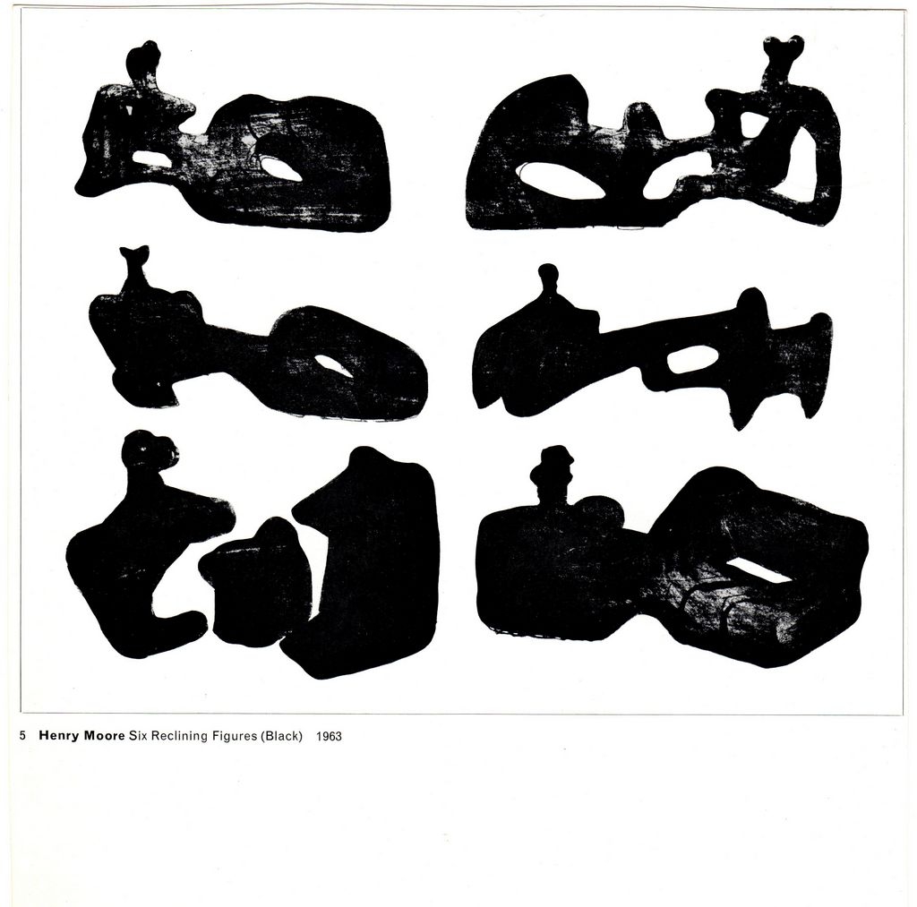 Αναπαραγωγή έργου “Six Reclining Figures (black)