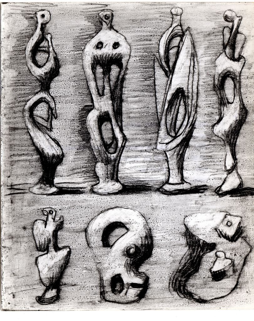 Αναπαραγωγή έργου “Standing Figures”
