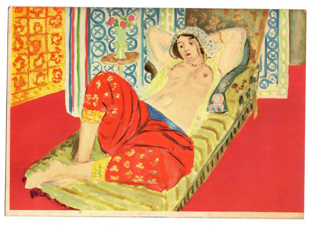 Αναπαραγωγή έργου “Odalisque à la culotte rouge”