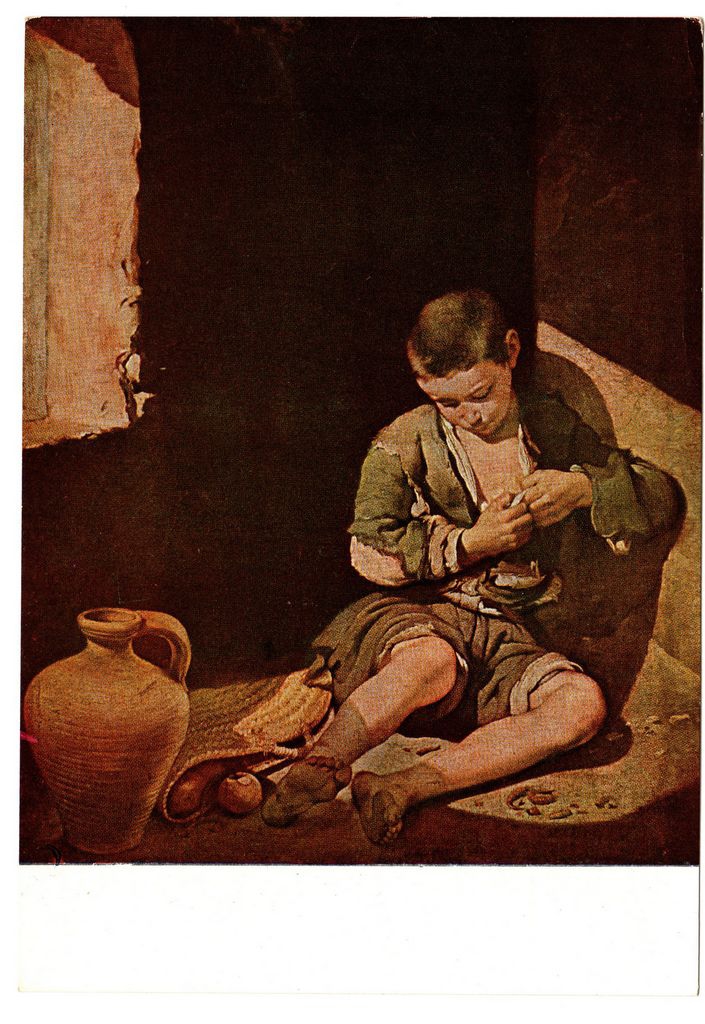 Αναπαραγωγή έργου “Le jeune mendiant”