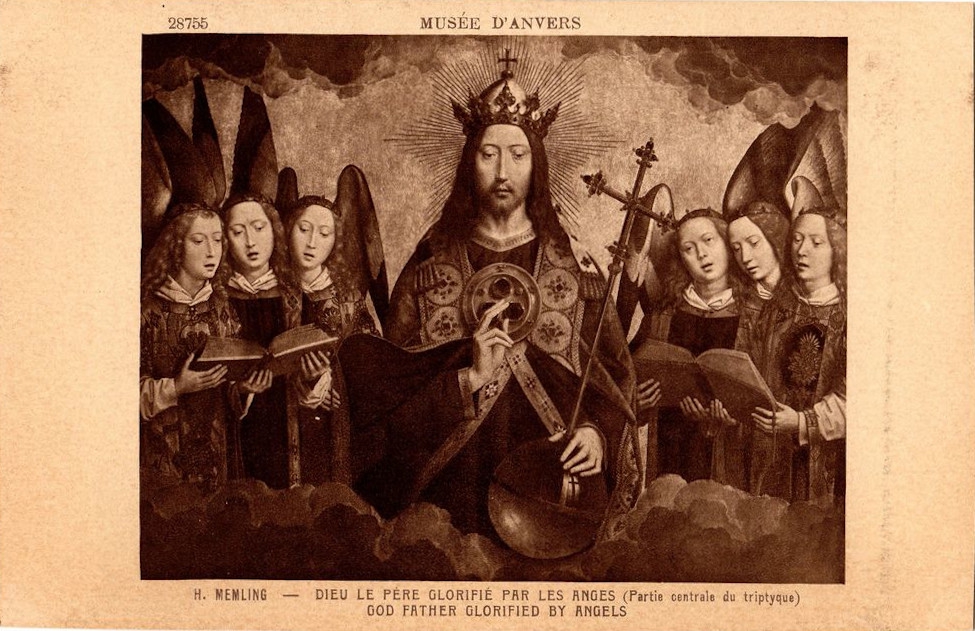 Αναπαραγωγή έργου “Dieu le Père glorifié par les anges” (λεπτομέρεια)